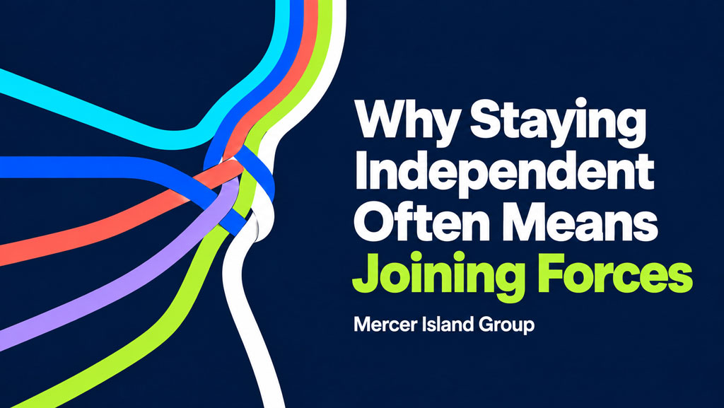 Why staying independent often means joining forces