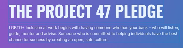 Project 47 Pledge