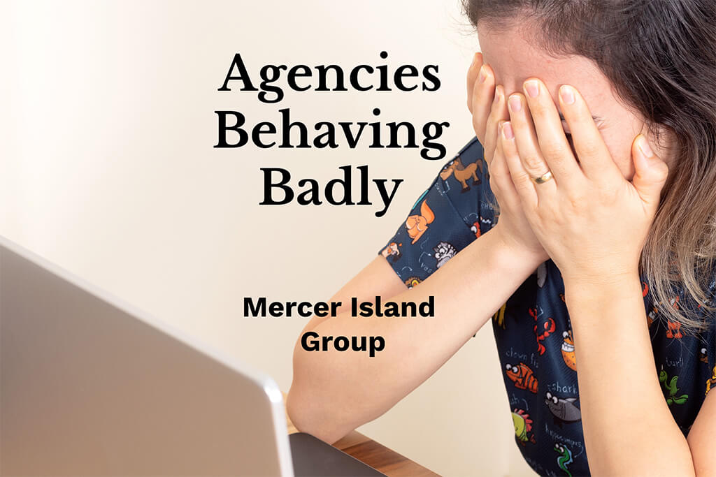 Agencies behaving badly