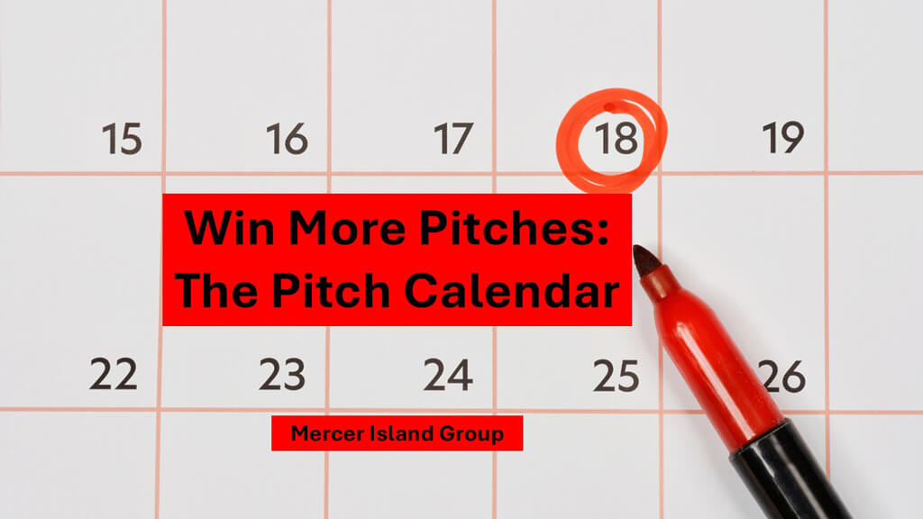 Win More Pitches: The Pitch Calendar